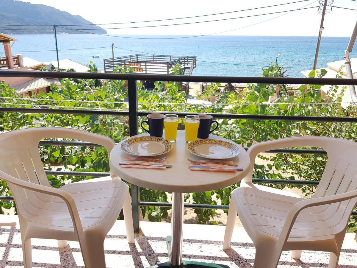 Nafsika Apartments Agios Georgios Pagon Exteriör bild